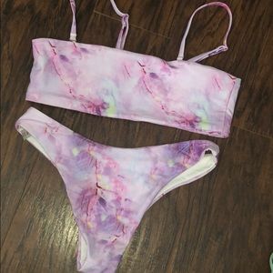 Purple 2 Piece Swimsuit